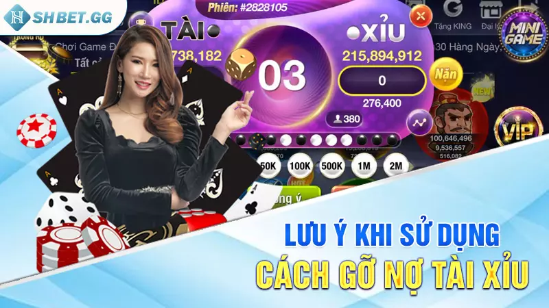 Cách gỡ nợ tài xỉu - Bí quyết thắng lớn của các cao thủ 6 Lưu ý khi sử dụng cách gỡ nợ tài xỉu