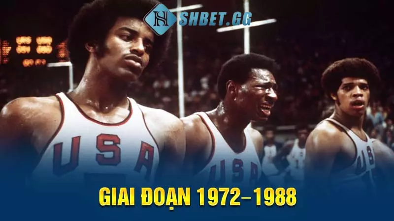 Chi tiết về đội tuyển bóng rổ nam của Mỹ 5 Giai đoạn 1972–1988