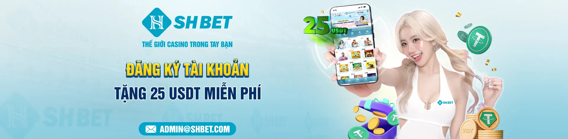 SHBET - SHBET.COM | Trang Casino Trực Tuyến SH BET #1 2026 2 Đăng ký SHBET nhận thưởng 25 USDT miễn phí